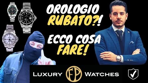 Vende un Rolex rubato. Ma Ruzza lo smaschera 